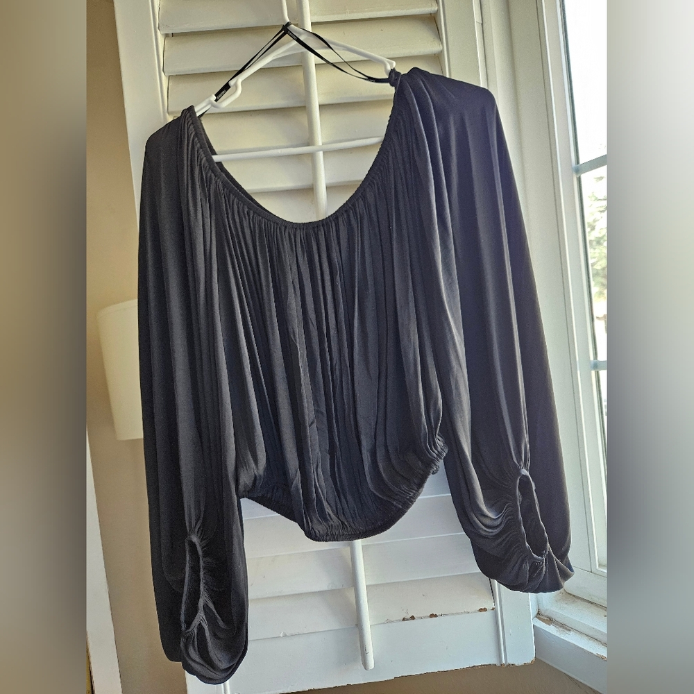 Elegant Black Women's Top